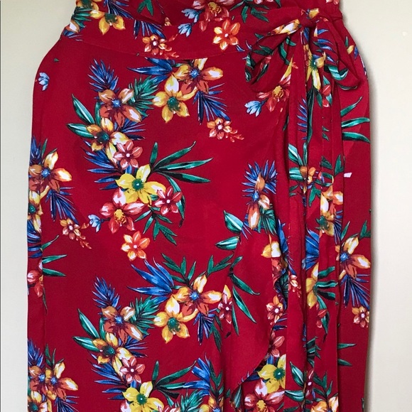 Fashion to Figure Dresses | Floral Ruffle Wrap Dress Plus Size 61 | Poshmark